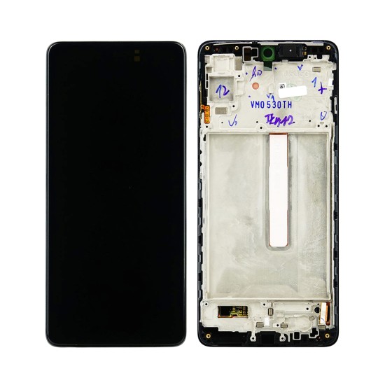 Touch+Display com Frame Samsung Galaxy M53 5G/SM-M536 6,7" Service Pack (GH82-28812A/GH82-28895A) Preto